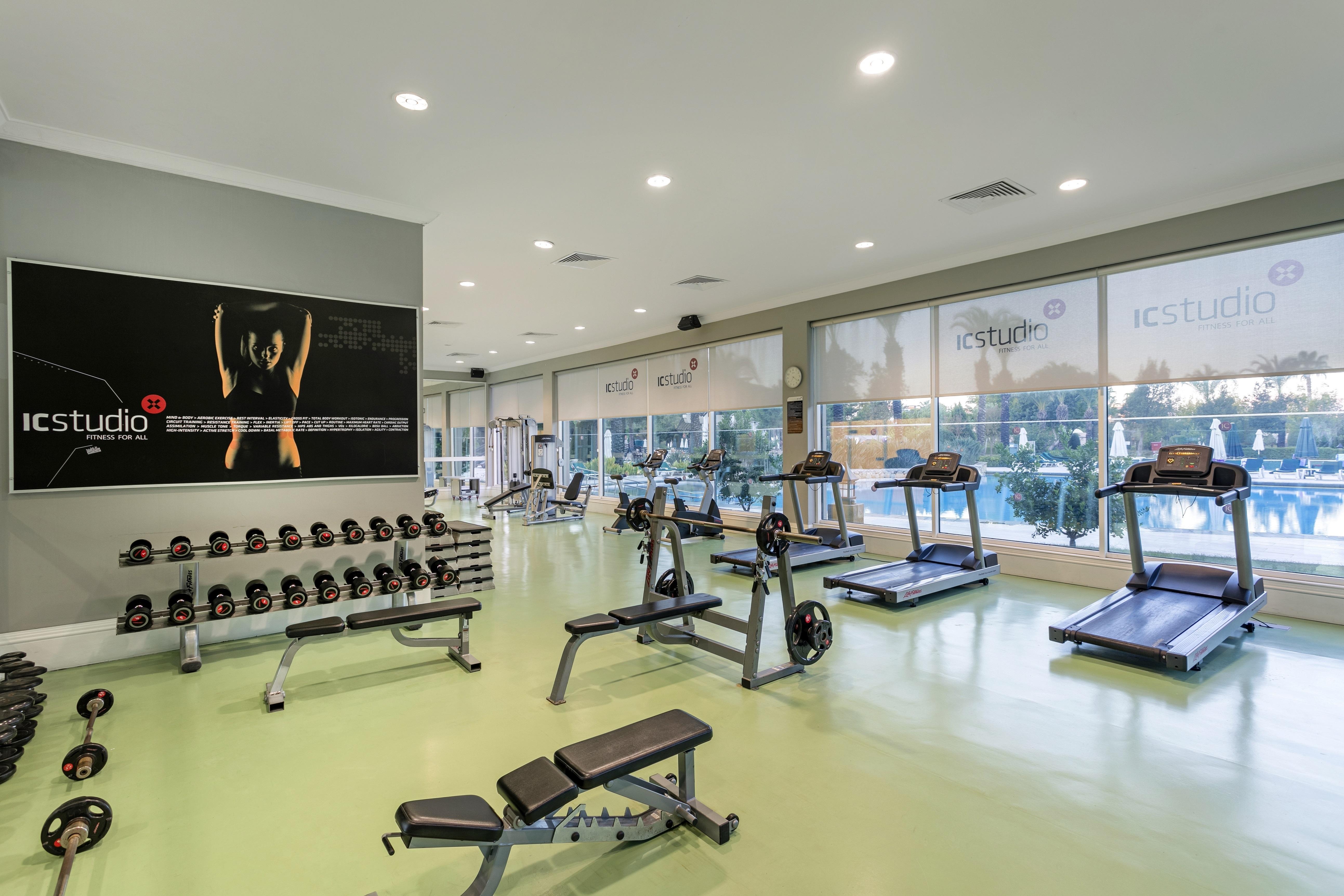 Ic Hotels Green Palace - Kids Concept Antalya Exterior foto The gym at the hotel