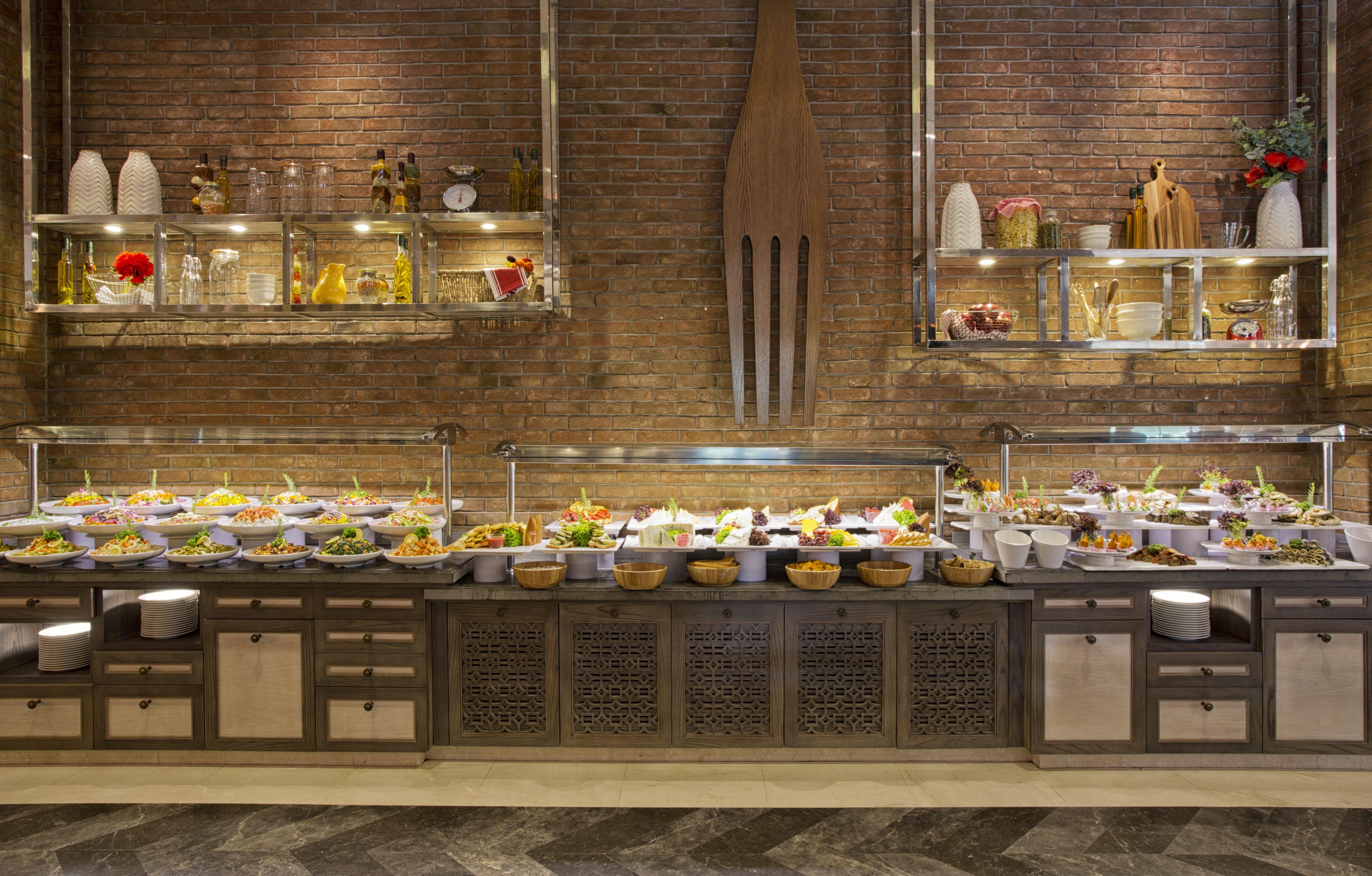 Ic Hotels Green Palace - Kids Concept Antalya Exterior foto A salad bar