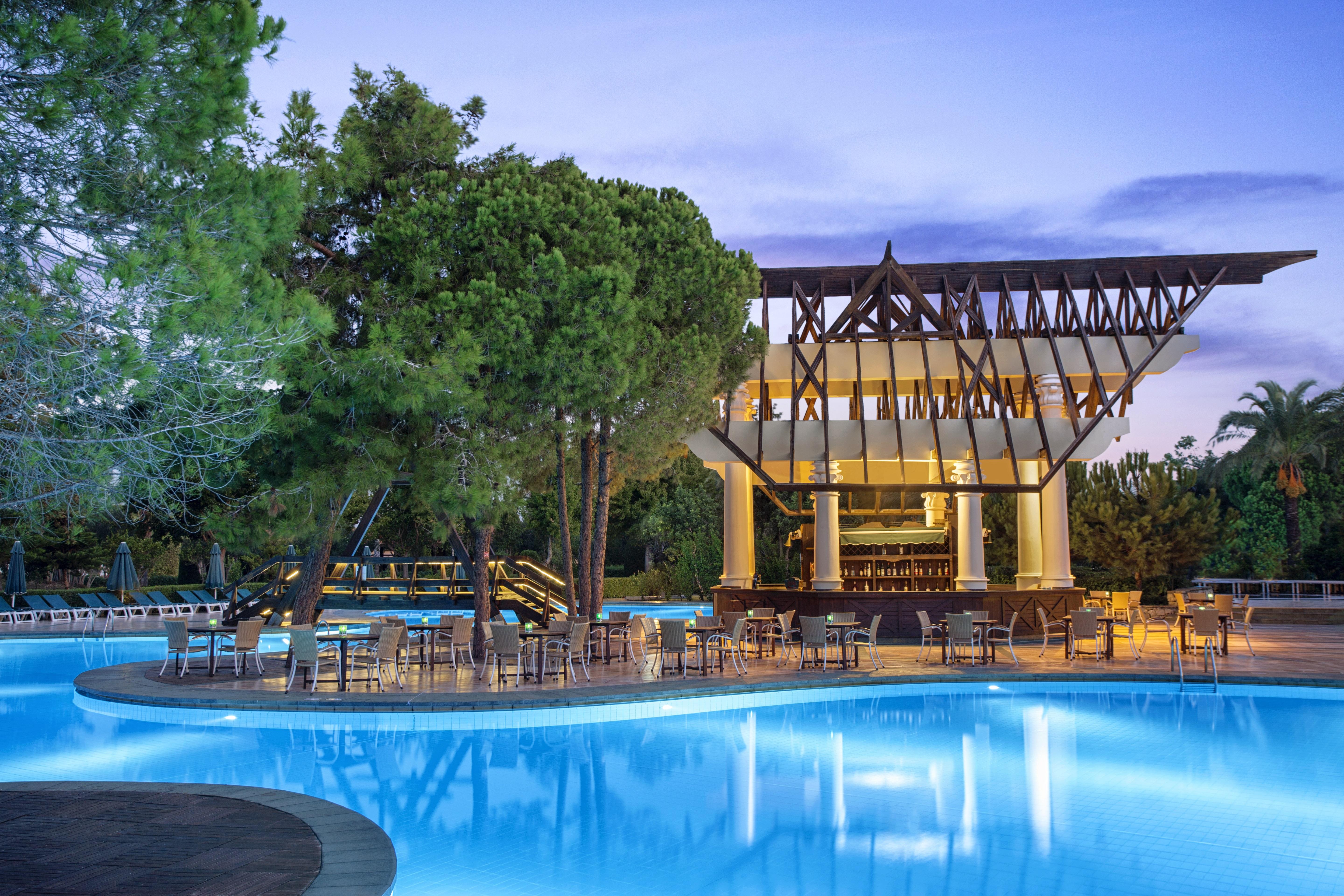 Ic Hotels Green Palace - Kids Concept Antalya Exterior foto The pool at the hotel