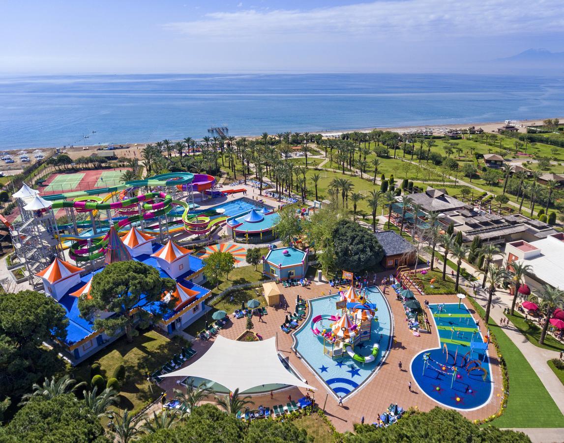 Ic Hotels Green Palace - Kids Concept Antalya Exterior foto Aerial view of the park