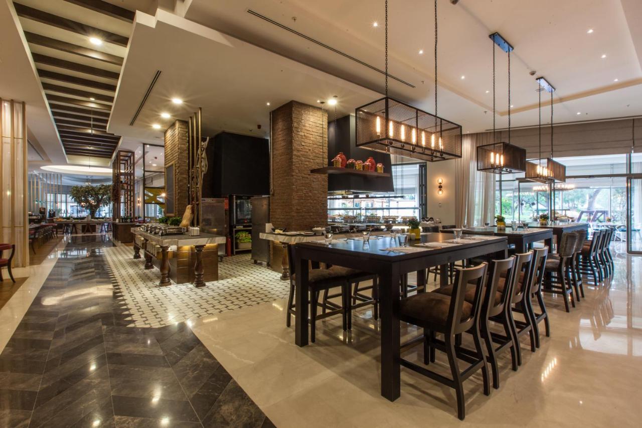 Ic Hotels Green Palace - Kids Concept Antalya Exterior foto The restaurant